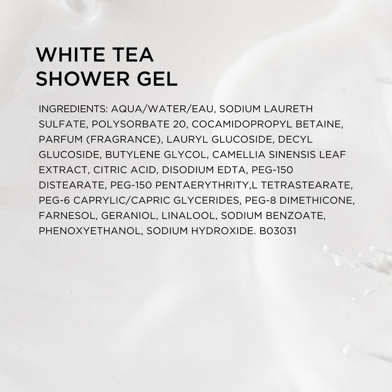Elizabeth Arden White Tea Pure Indulgence Bath and Shower Gel for Women, 13.5 oz