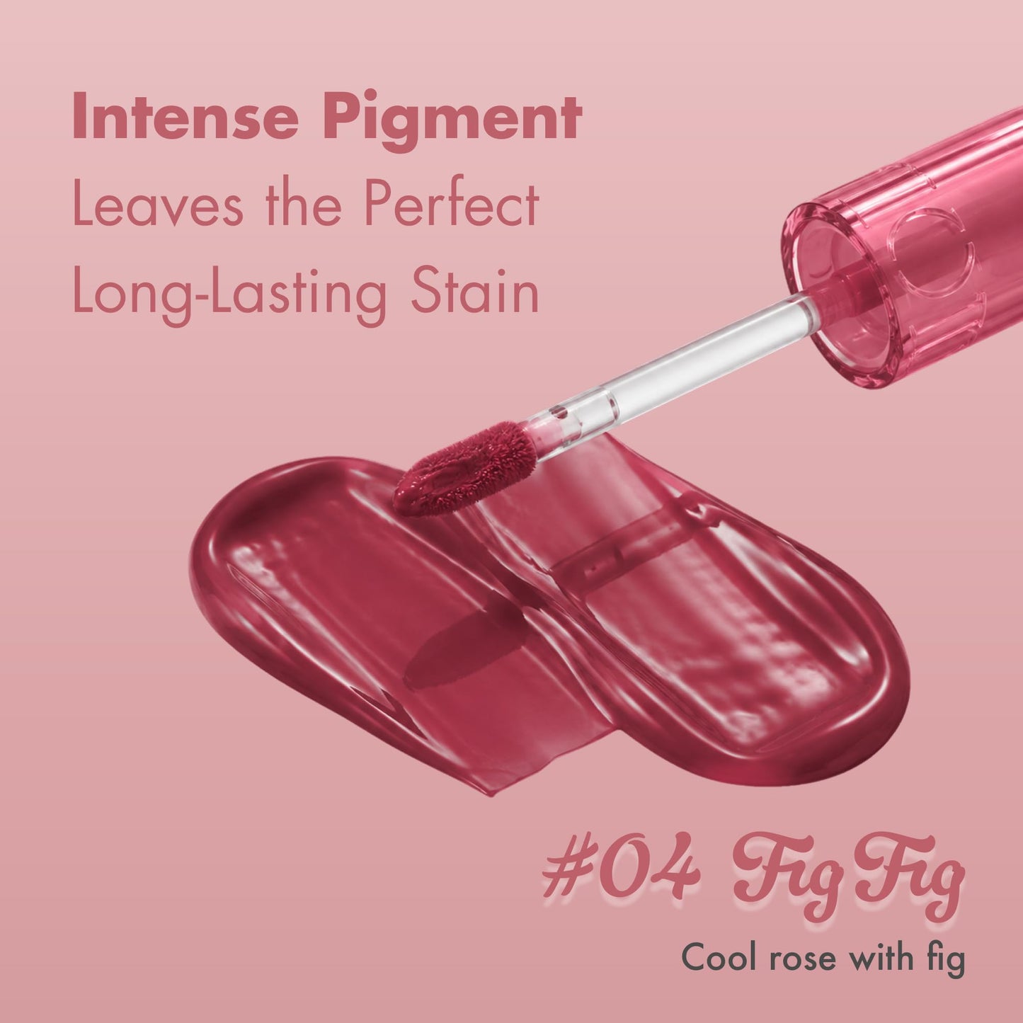 rom&nd The Juicy Lasting Tint | Korean Lip Tint | High Shine Finish | Hydrating & Plumping Effect | Fig Fig Rosy Plum