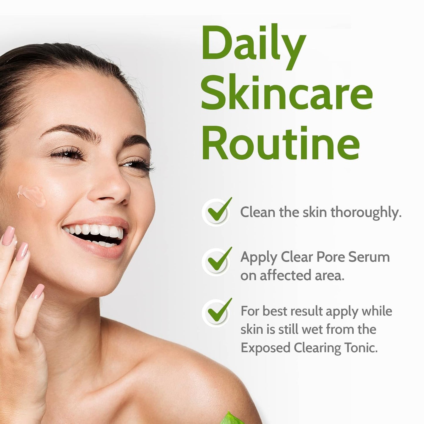 Clear Pore Serum with 1% Salicylic Acid | Ideal for Sensitive & Oily Skin - Minimizes Pores & Reduces Blackheads