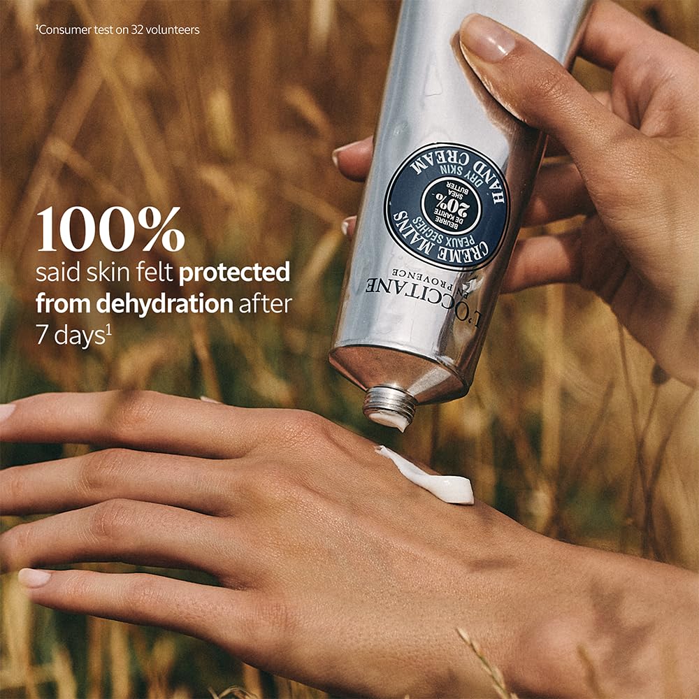 L'OCCITANE Organic Shea Butter Hand Cream - Nourishing & Fast-Absorbing | Vegan, Non-Greasy, Moisturizes Dry Hands