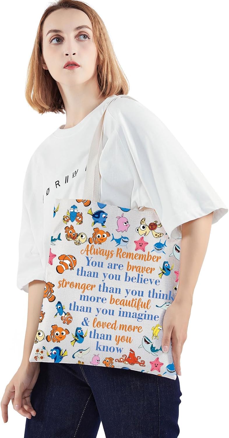 Fish Movies Cosmetic Bag - Nemo Makeup Zipper Pouch | Inspirational Gift for Movie Lovers