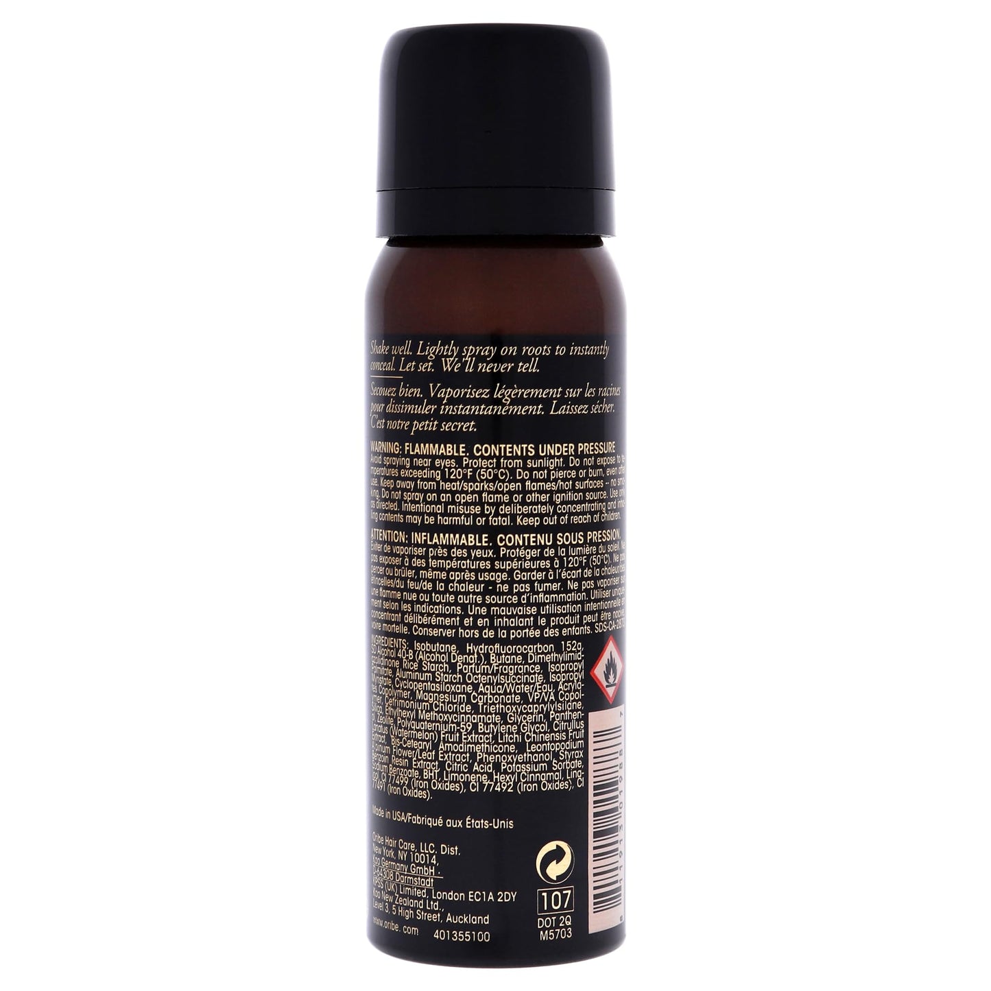 Oribe Airbrush Root Touch Up Spray - Dark Brown, 1.8 oz