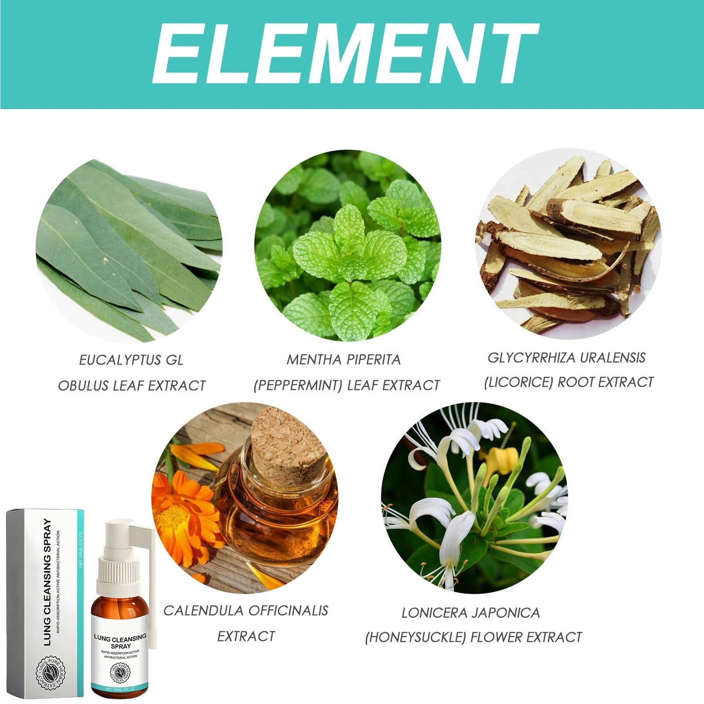 3 PCS - Cleansing Spray Breath Easy -Herbal Oral Fresh Spray mullein leaf extract for Fresh (3Pcs)