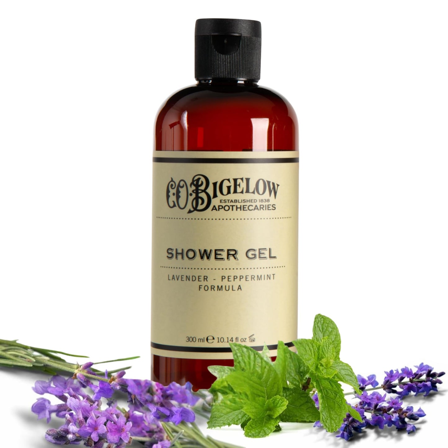 C.O. Bigelow Lavender Peppermint Shower Gel, 10.14 fl oz