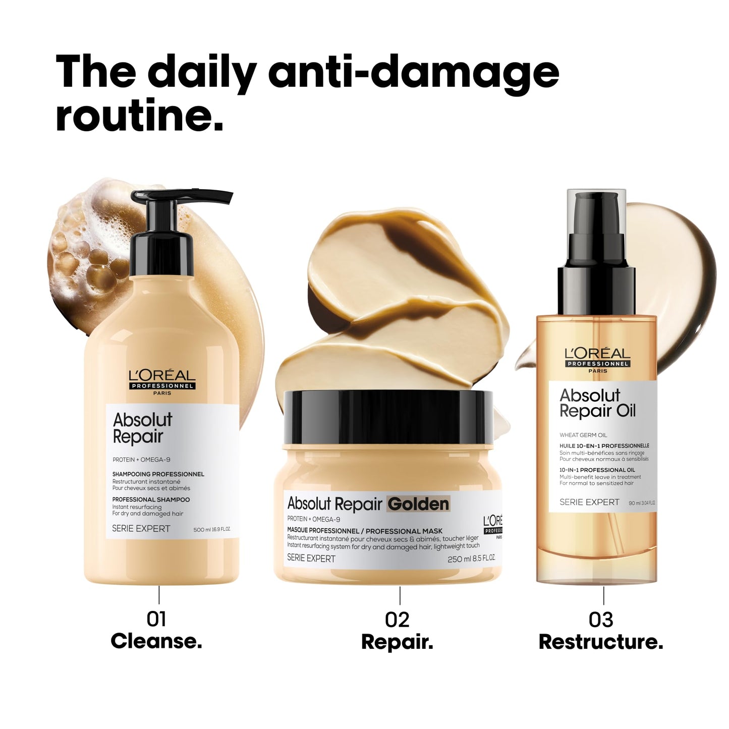 L'Oréal Professionnel Absolut Repair Golden Mask – For Dry Hair