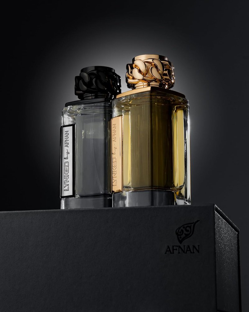 Afnan Lynked Freedom Eau De Parfum for Men - 3.4 Fl. Oz | Black Fragrance