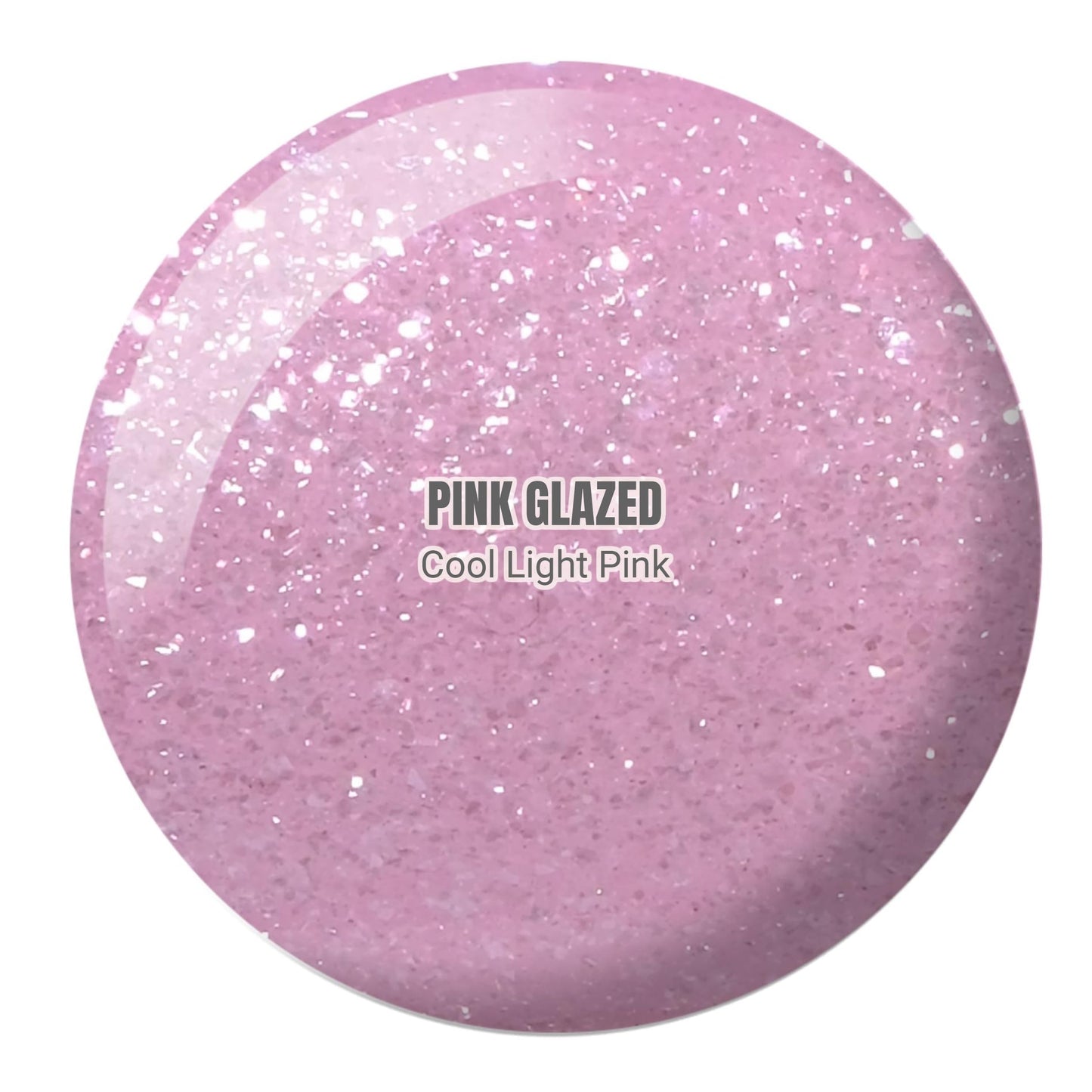 DND Gel Diva Polish Set, Mirrorball Collection, UV/LED Gel Polish and Air Dry Nail Lacquer, Matching Chip-Free Polish Duo, Pink010 Pink Glazed, 0.5 Fl Oz Each