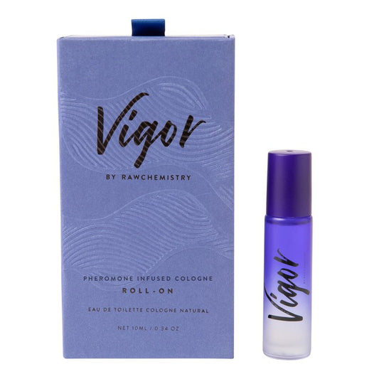RawChemistry Vigor Pheromone Infused Cologne for Men Roll-On I Men's Cologne with Pheromones I Fragrances for Men
