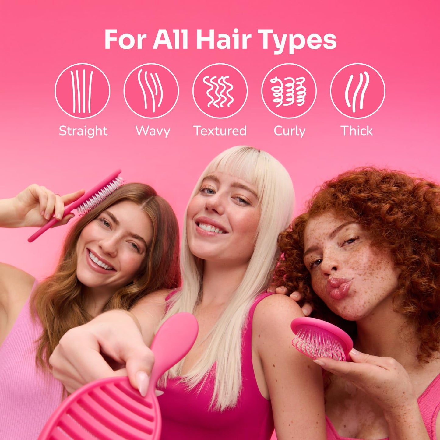 Wet Brush Original Detangler Hair Brush, Cream (Iridescence Icon), Ultra-Soft IntelliFlex Bristles, Detangling Bristles Glide Through Tangles, All Hair Types (Wet & Dry), Women & Men, Limited Edition