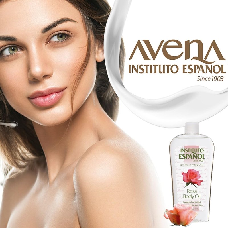 Instituto Espanol Rosa Body Oil, Smoothness for Your Skin, Moisturizing and Regenerating, 6-Pack, 8.5 FL Oz Each