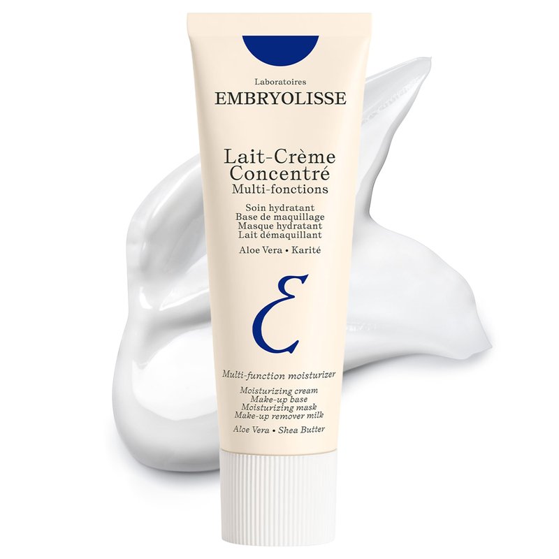 Embryolisse Lait-Crème Concentré Face Moisturizer and Makeup Primer, French Face Cream With Shea Butter & Aloe Vera, 2.54 Fl Oz