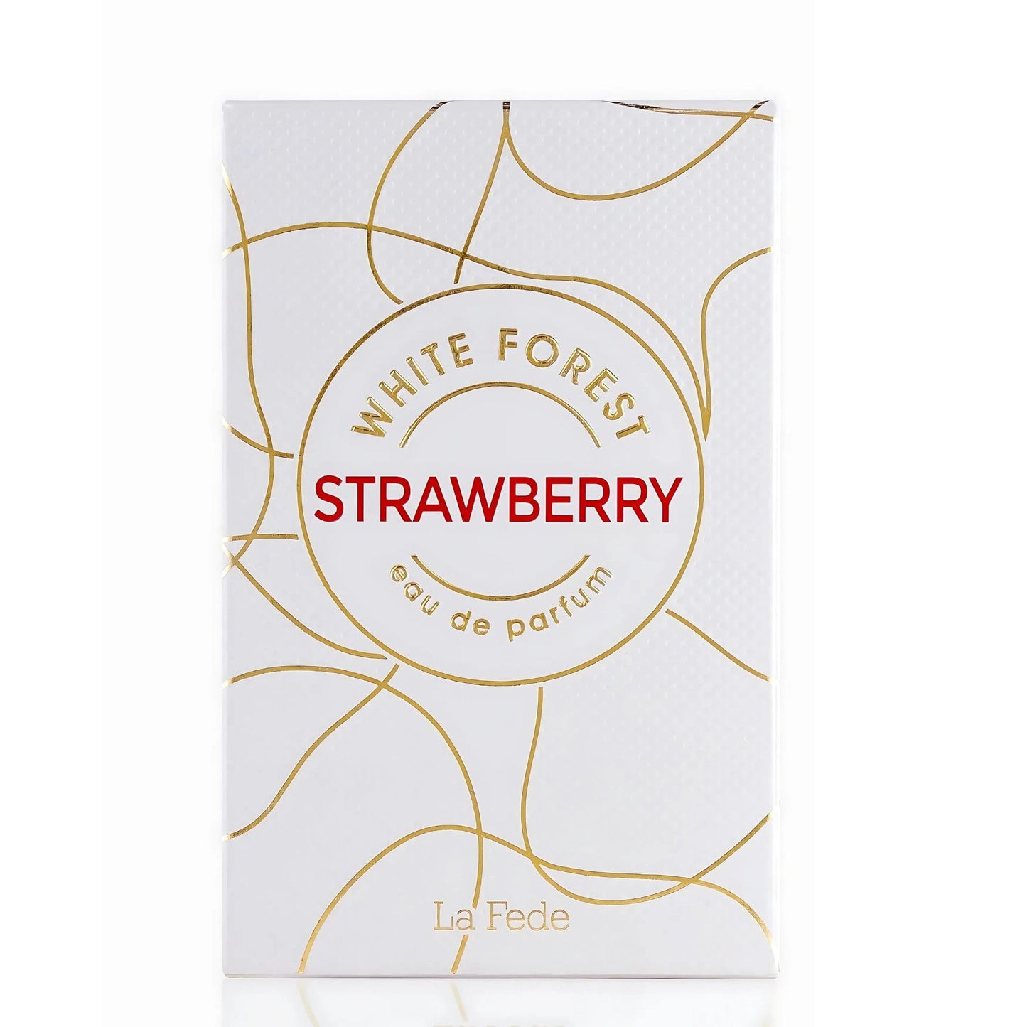 Khadlaj La Fede White Forest Strawberry Eau De Parfum Spray for Women, 3.4 Ounce
