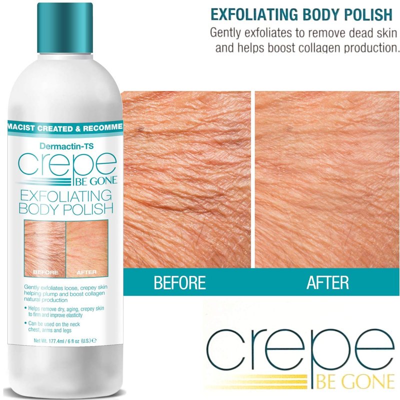 Dermactin | Crepe Be Gone Firming Skin Regimen 4-Piece Set - Neck Cream, Soufflé, Polish & Chin Mask