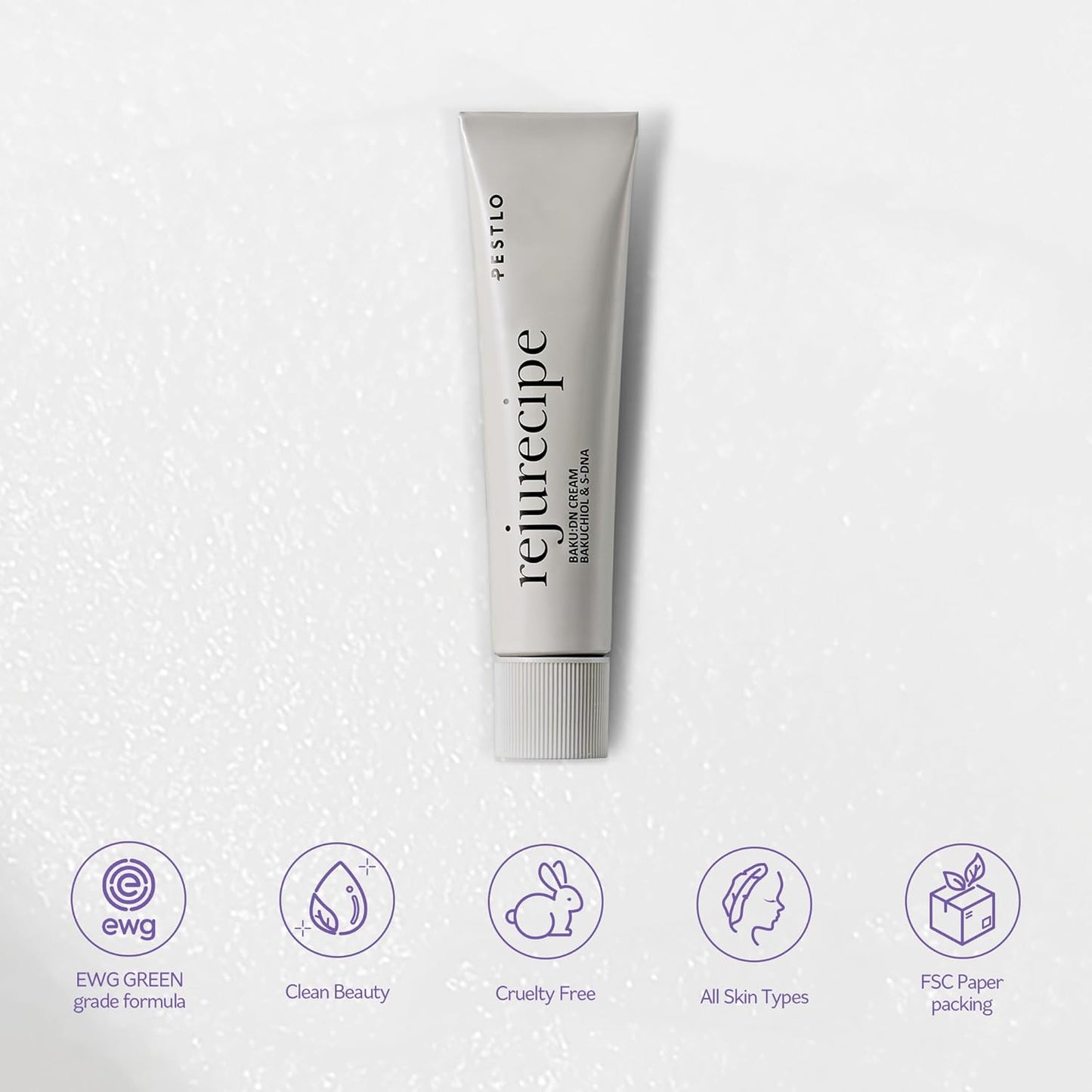 Rejurecipe Baku:DN Cream - Anti-Aging & Elasticity Boosting | 1.01 fl oz, Bakuchiol & Hyaluronic Acid for All Skin Types