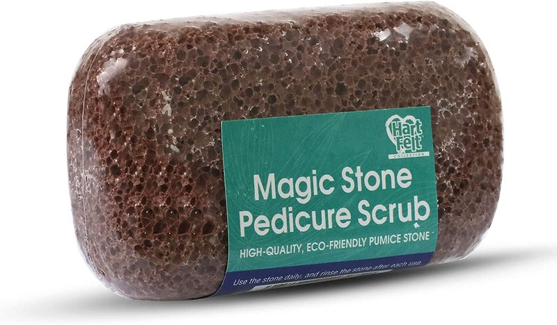 Hartfelt Magic Pumice Stone for Feet Callus Removal | Easy to Use Foot Scrubbing Stone for Removing Dead Skin from Heels, Toes, and Feet | Chemical-Free Foot Exfoliator - Pedicure Essential | 6 Count