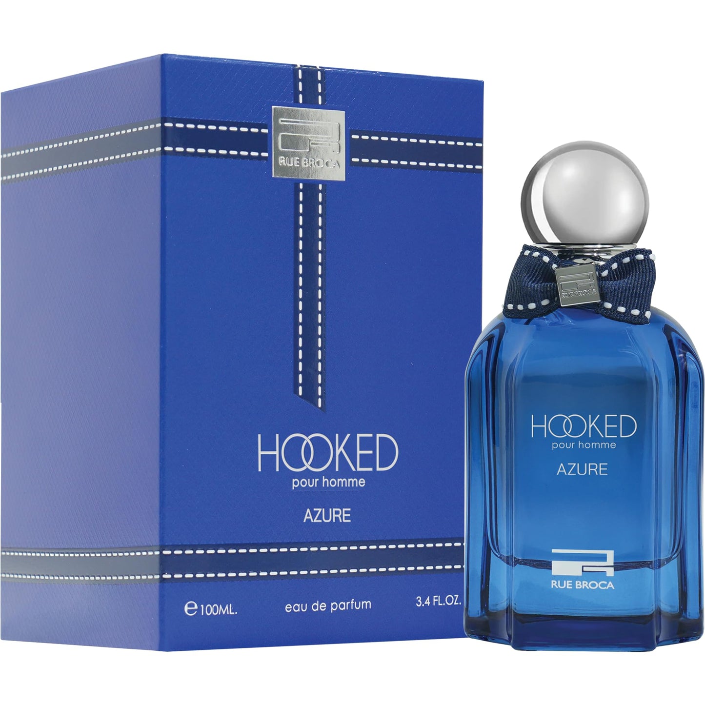 Rue Broca Hooked Azure Eau de Parfum for Men, 3.4 Fl. Oz