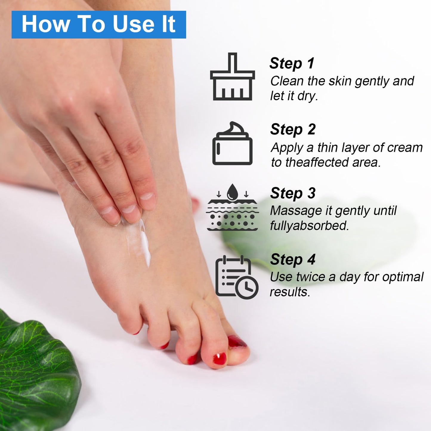 7.06OZ / 2 Pack Urea Cream 42% Plus Salicylic Acid 2%, Urea Foot Cream for Foot Care Cracked Heel Treatment Knees Elbows Hands Repair Treatment, Feet Moisturizer Corn Callus Dead Skin Deep Moisturizes