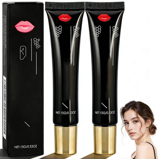 Lip Booster Plumping Serum - 24-Hour Volumizing Lip Treatment, Deeply Hydrating & Nourishing Gloss for Dry Lips, Enhances Lip Elasticity - Glovera Labios Carnosos (1PC)
