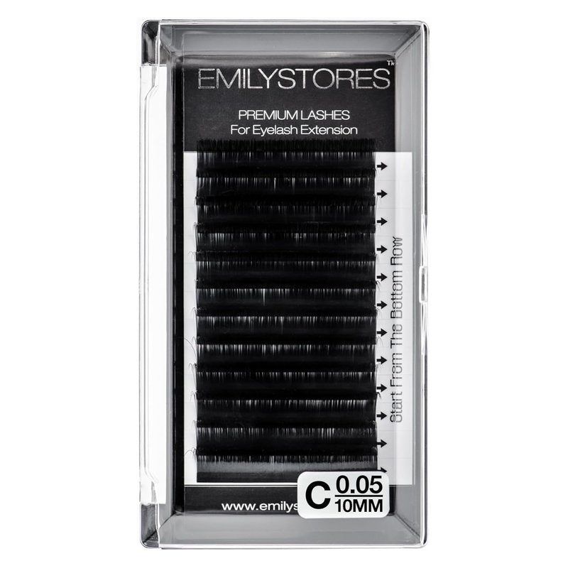 Lash Extensions - 0.05mm Thickness C Curl Volume Eyelashes | 10mm Length for Stunning Looks