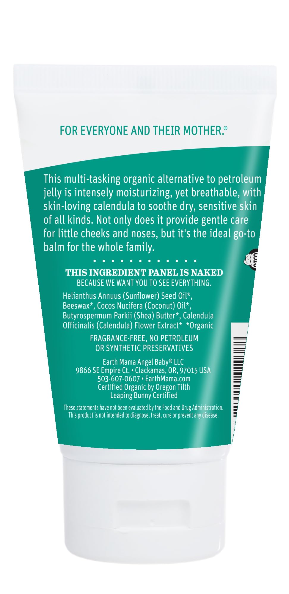 Earth Mama Organic Baby Face Nose & Cheek Balm for Dry Skin Natural Petroleum Jelly Alternative