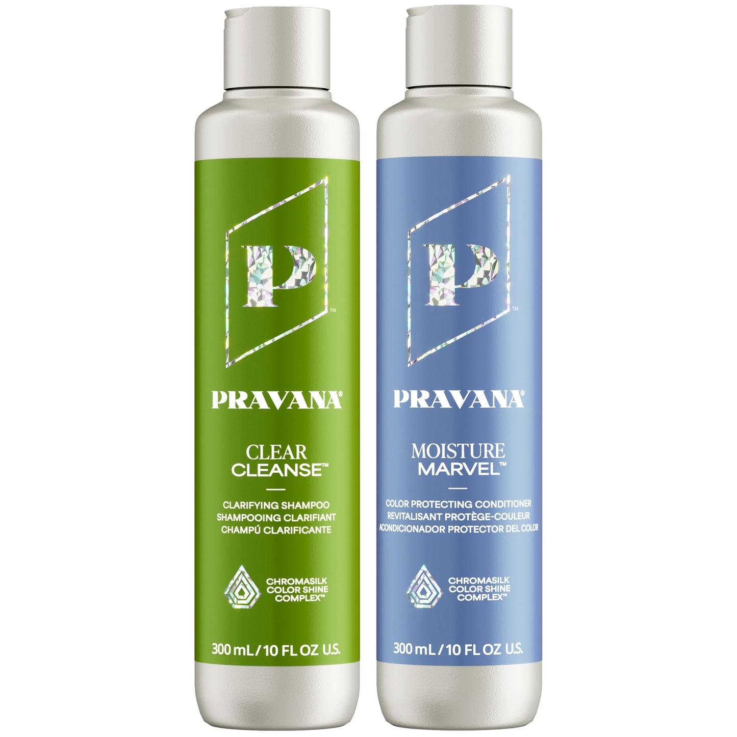 Pravana Clear Cleanse Mineral Diminishing Shampoo | For Clarifying Color Treated Hair | Instantly Removes Hard Water Deposits | Hydrates, Energizes, Volumizes | Eliminates Discoloration | Vegan