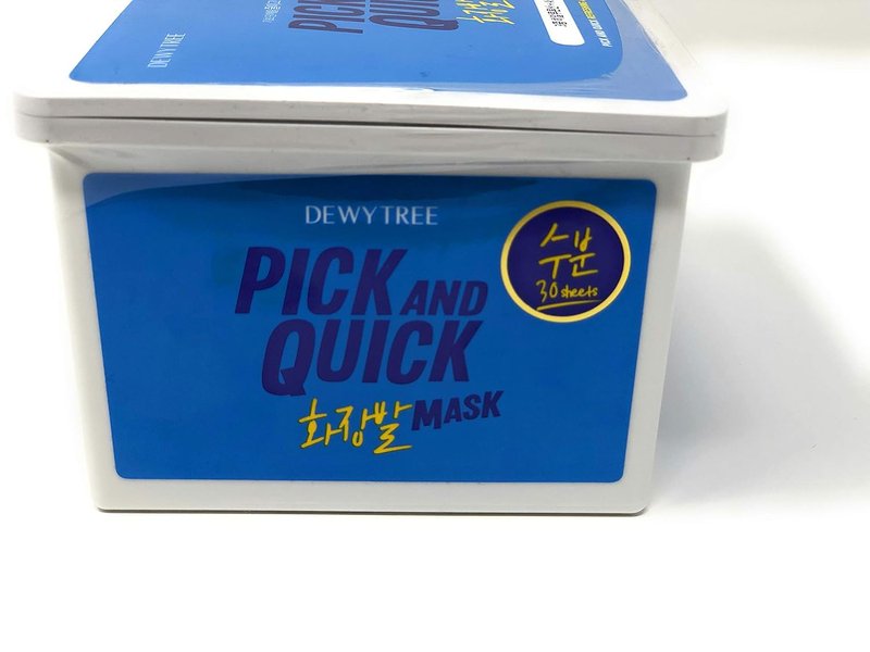 Dewytree Aqua Mask - Quick Refreshing Hydration | 30 Sheets, 13.40 oz (380 g)