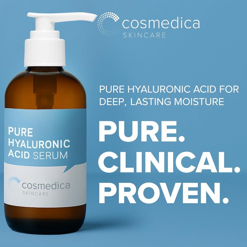 Hyaluronic Acid Serum - 100% Pure Anti-Aging Hydration | Non-Greasy, Paraben-Free, 8 oz