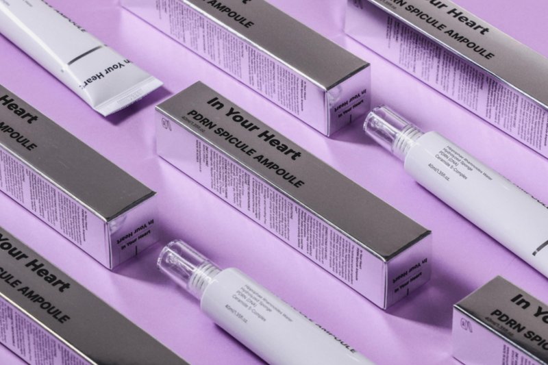 In Your Heart PDRN Spicule Ampoule – Korean Skin Serum with PDRN, Micro-Spicules, and Ceramides | Hydrating & Radiance Support | 40ml / 1.35 fl oz