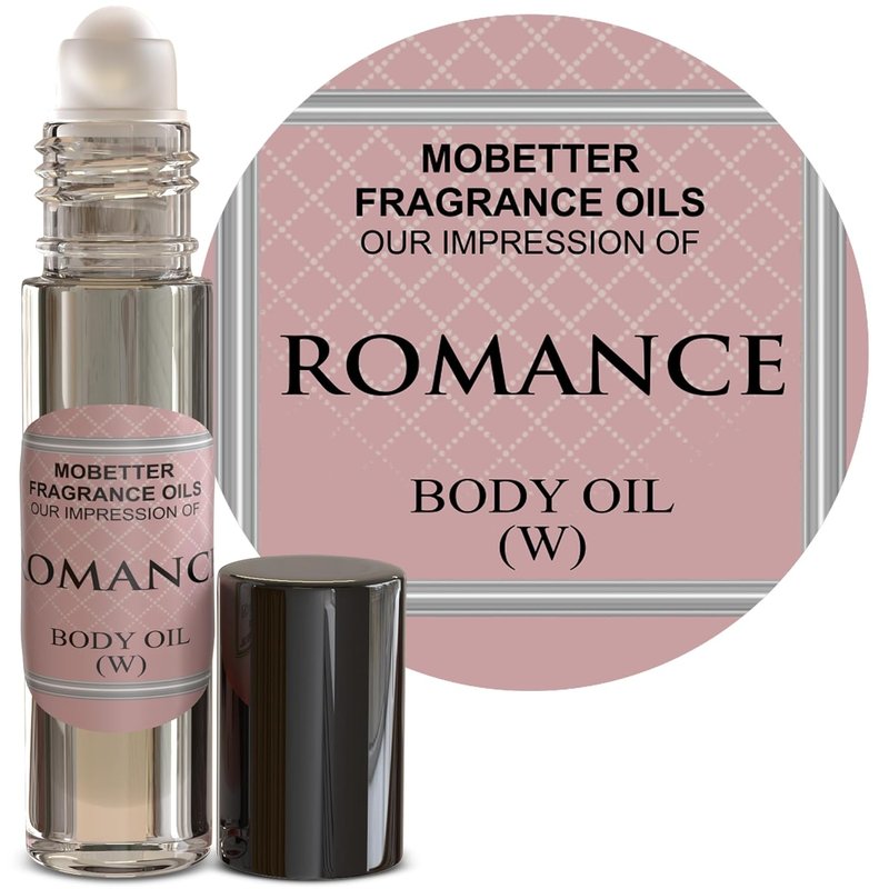 Impression of Romance Women’s Perfume Body Oil - Floral Fruity Fragrance, Long Lasting, Travel Size