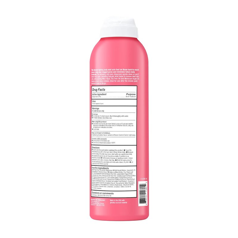 Dermalogica Clear Start Bacne Spray | Back Acne Treatment with Salicylic Acid & Tea Tree Oil - 6 fl oz