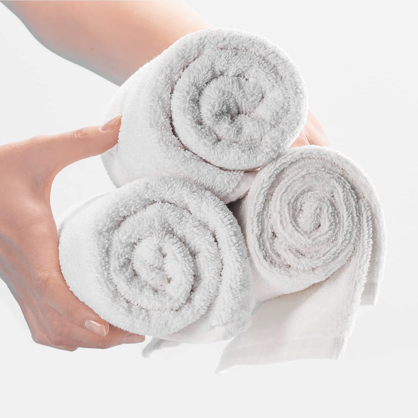 Salon Towels for Hair Stylist - Highly Absorbent Cotton | Pack of 24, 16" x 27" for Beauty & Spa Use