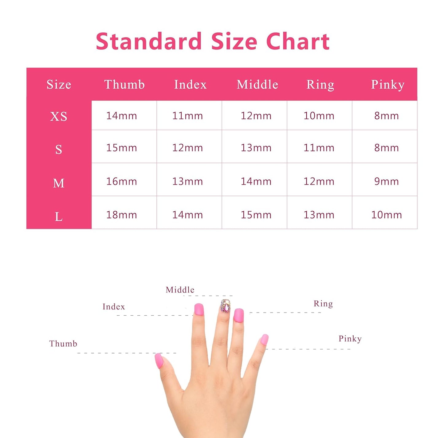 Press On Nails - Angel's Tear | Handmade Full-Covered Crystals | Reusable Square Long 2.2 in