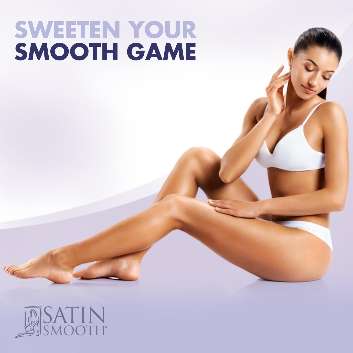 Satin Smooth Medium Sugar Paste – Natural Sugaring Hair Removal for Sensitive Skin, Bikini, & Full Body, 42.3 oz