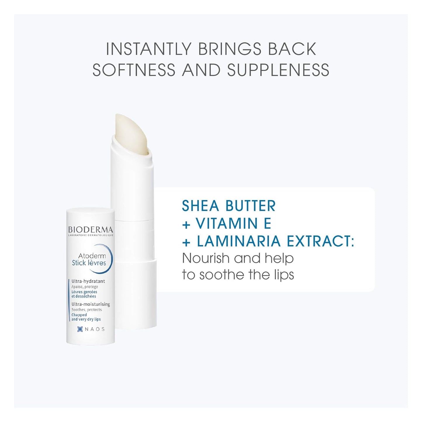 Bioderma Atoderm Lip Stick - Hydrating & Soothing Formula for Dry Lips | Moisturizing Care