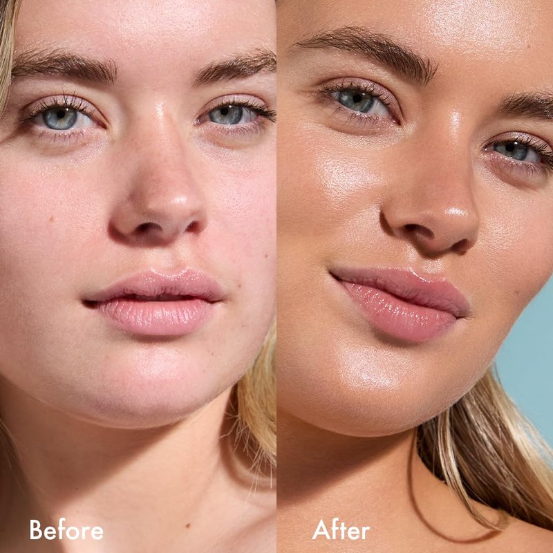 Sunny Serum Bronzing Serum - Illuminating Liquid Face Bronzer with Niacinamide | Buildable Wash-Off Formula - 1.01 fl oz