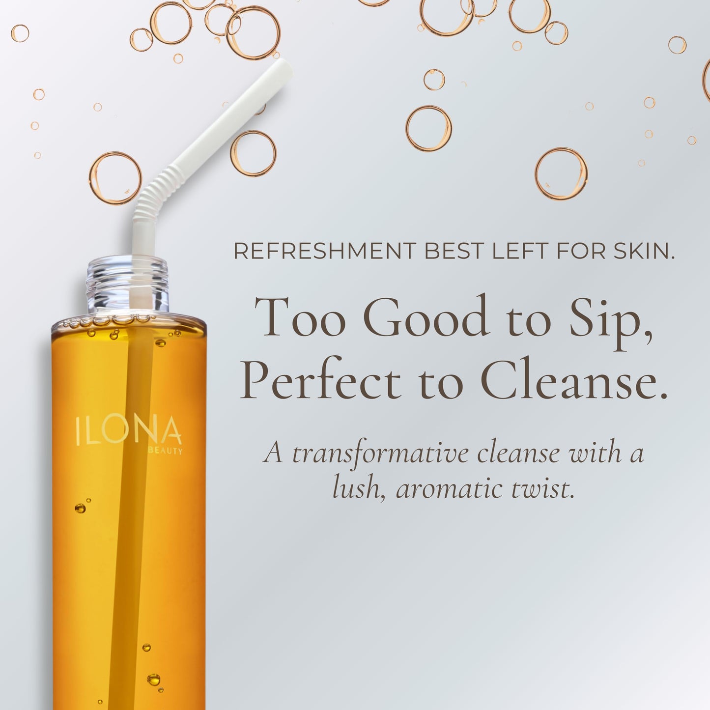 ILONA Tea Wash | Hydrating & Detoxifying Foaming Face Wash for All Skin | With Global Teas, Olive, & Oat Amino Acids | Soothing Tea Aroma | 5.0 oz.