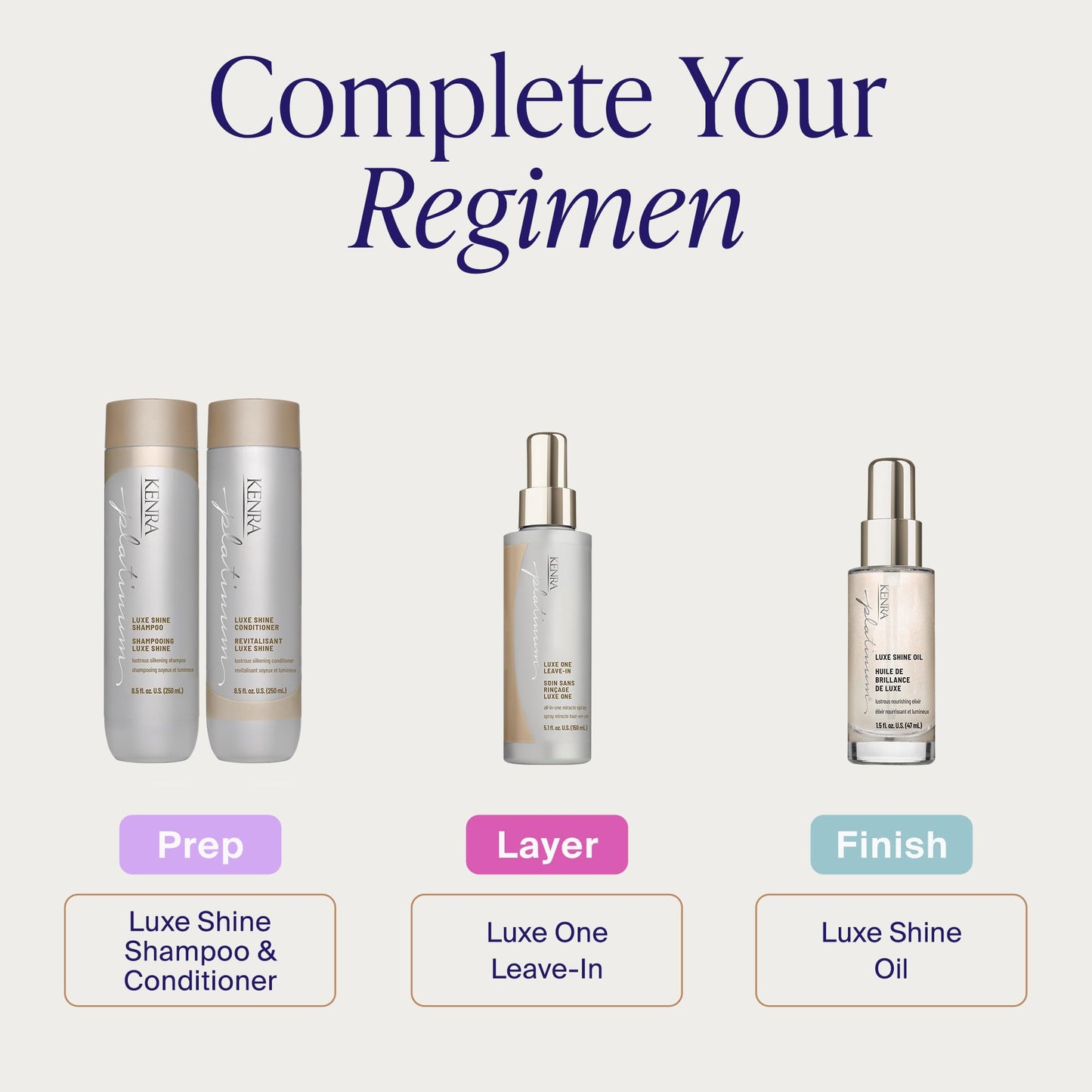Kenra Professional Platinum Luxe One Leave-In | All-In One Miracle Spray | Hydrates, Smooths and Softens | Controls Frizz & Resists Humidity | Heat Protection | 5 fl. Oz