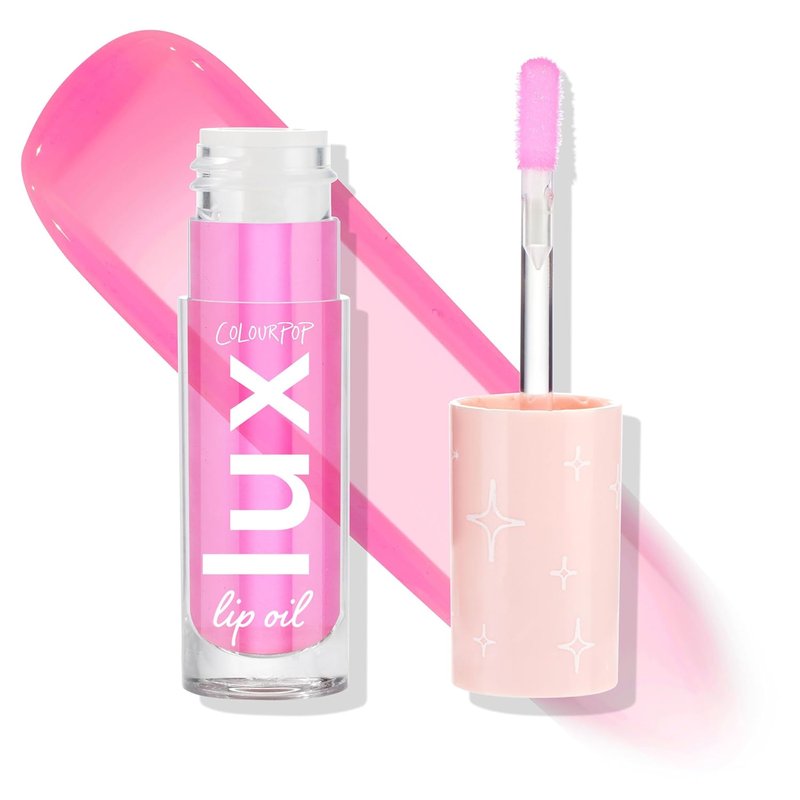 ColourPop Lux Lip Oil - Hydrating Tinted Lip Oil with Chamomile & Calendula - Nourishing Raspberry Mojito (0.16 oz)