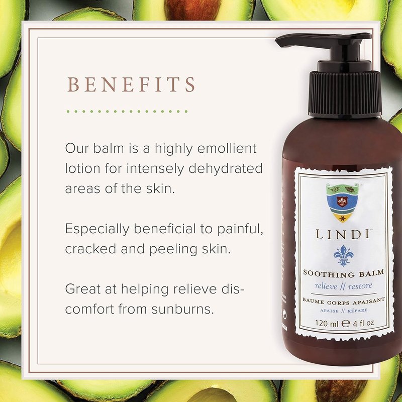 Lindi Skin Soothing Balm - Rich Emollient for Dry Skin | 4 oz.