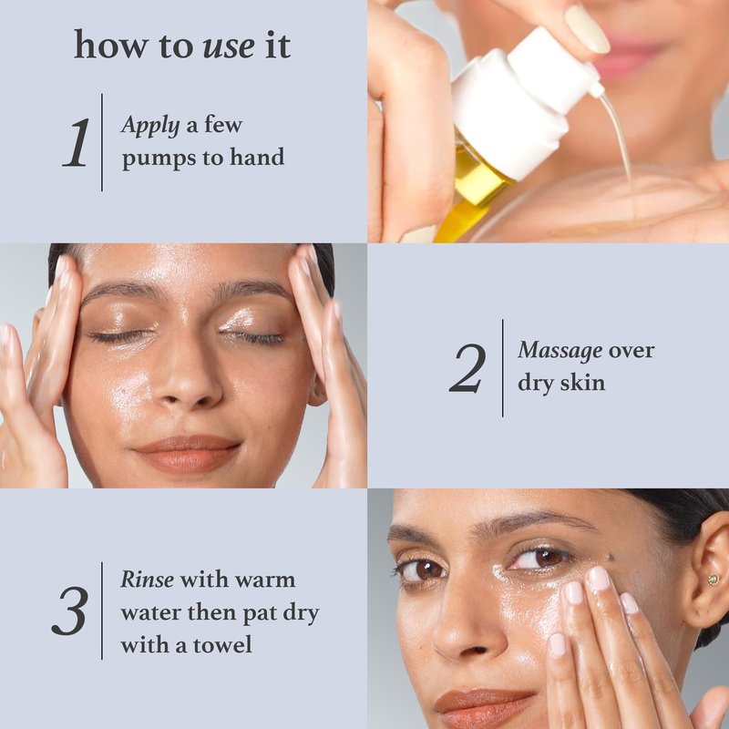 Julep Beauty Pimple Patches + Vitamin E Hydrating Cleansing Oil - Gentle Facial Cleanser Makeup Remover - Clear Acne Patches for Face