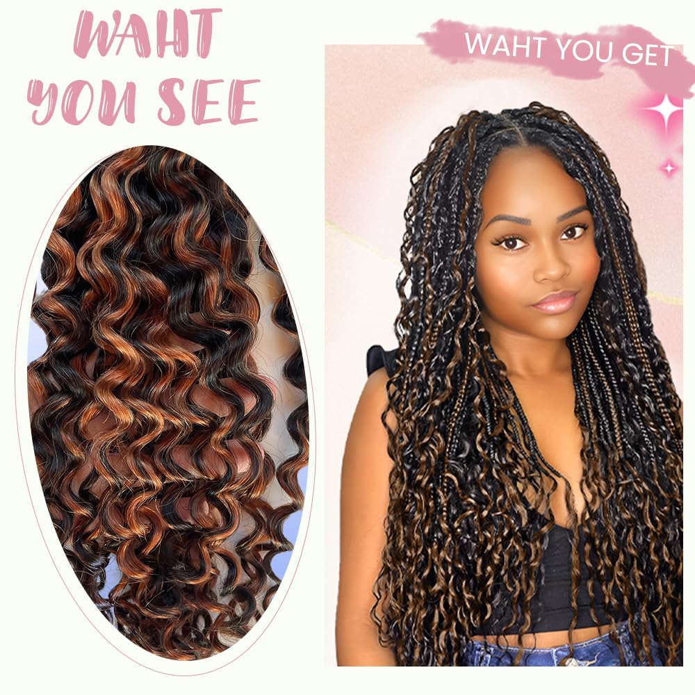 27P613 Human Braiding Hair Water Wave Ombre for Boho Braids Strawberry Blonde to Bleach Blonde 2 Bundles100g Bulk Human Hair Extensions 10A Brazilian Highlight Curly No Weft Micro14Inch