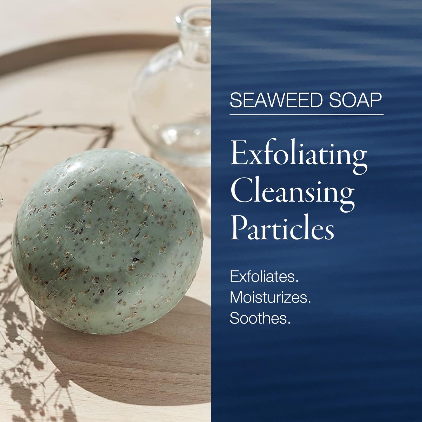 Phytomer Seaweed Soap Bar Exfoliating Body Cleanser All Skin (150 gr)