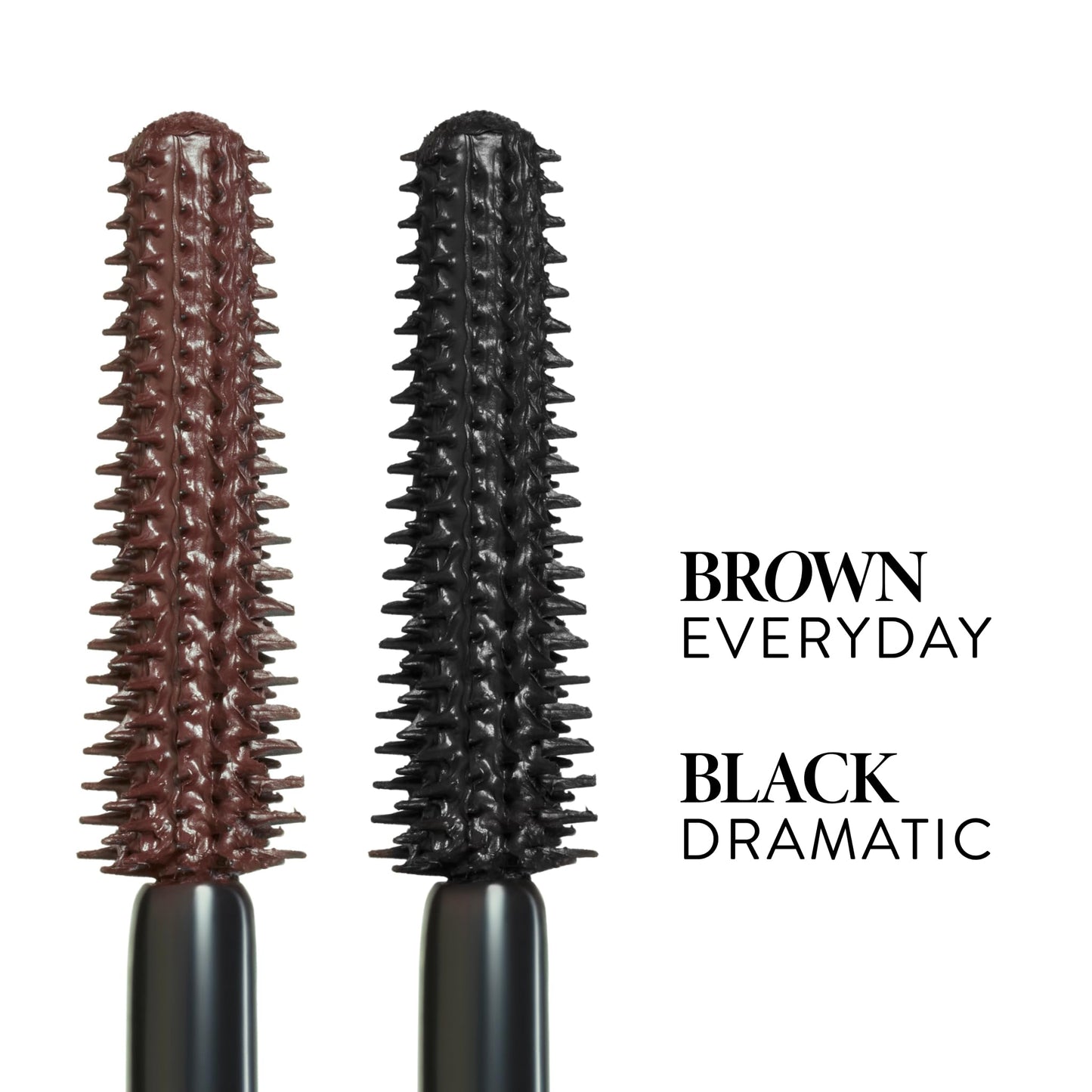 LAURA GELLER NEW YORK Kajal Longwear Mascara – Brown – Volumizing, Lengthening, & Defining Mascara - Smudge‑Proof & Flake‑Proof Wear, Buildable Formula