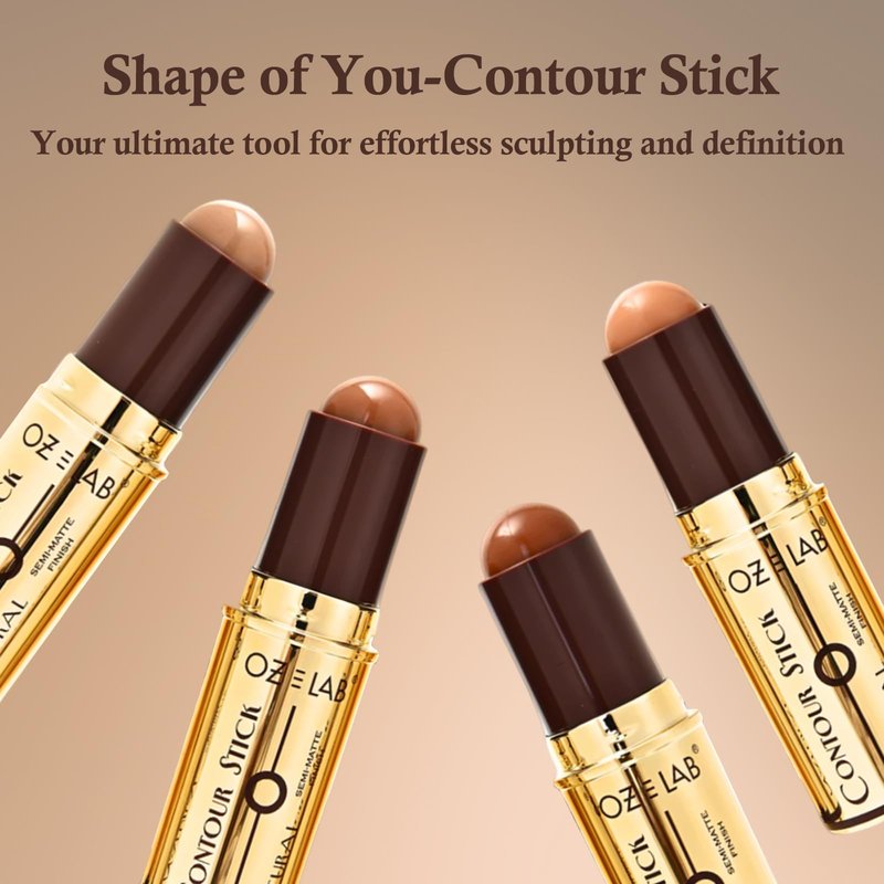 Oz Lab Beauty Shape of You Contour Stick – Multi-Use Creamy Formula for Contouring and Eyeshadow – Available in 4 Shades (01 - Fair To Light, 8G / O.28 FL.OZ（pack of 1）)