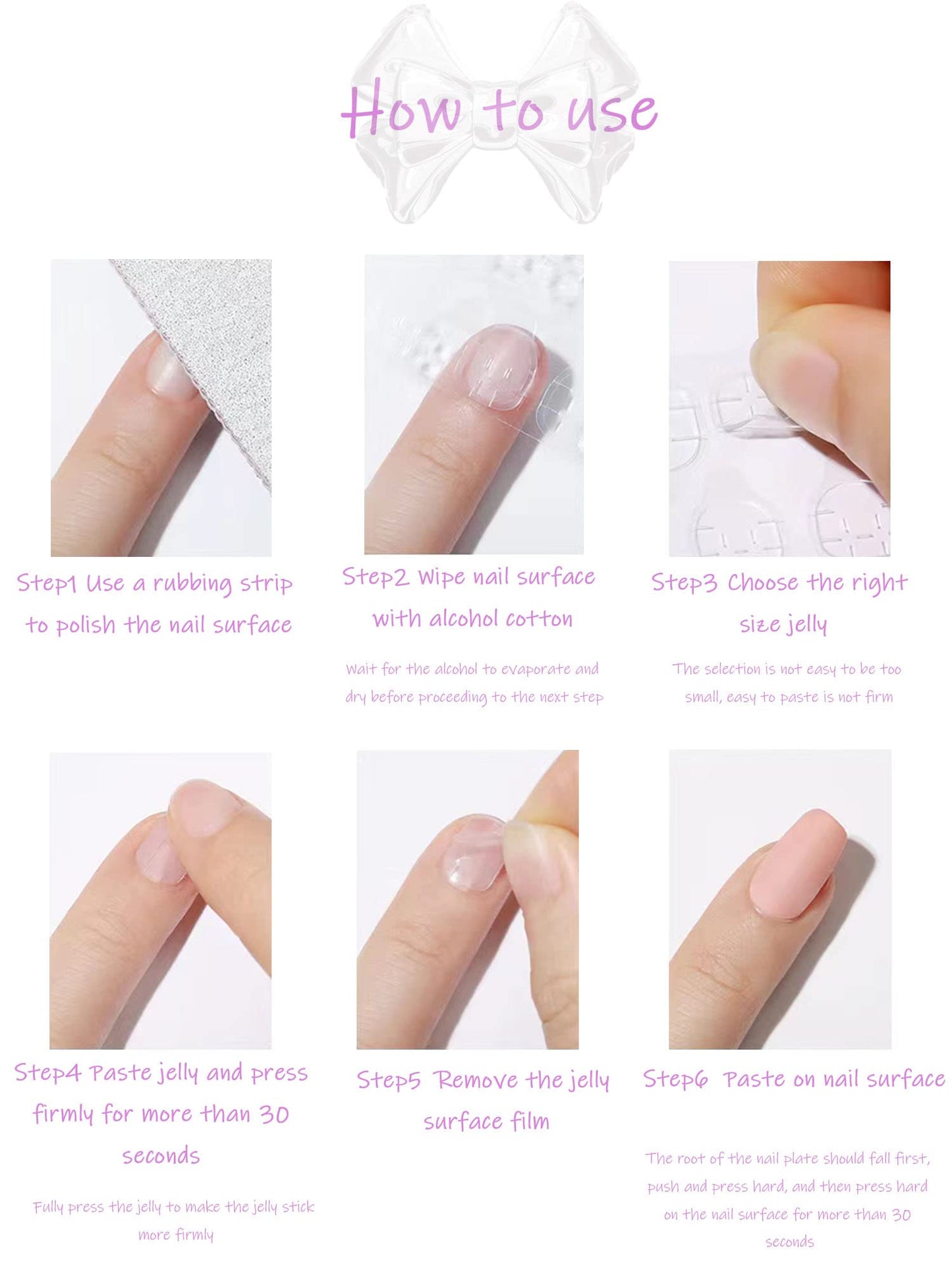 Press on Nails Long Square Summer Fake Nails Pink Full Cover False Nails with Cute 5D Heart Bear Charm Designs Glossy Glue on Acrylic Nails for Women Girls 24 Pcs