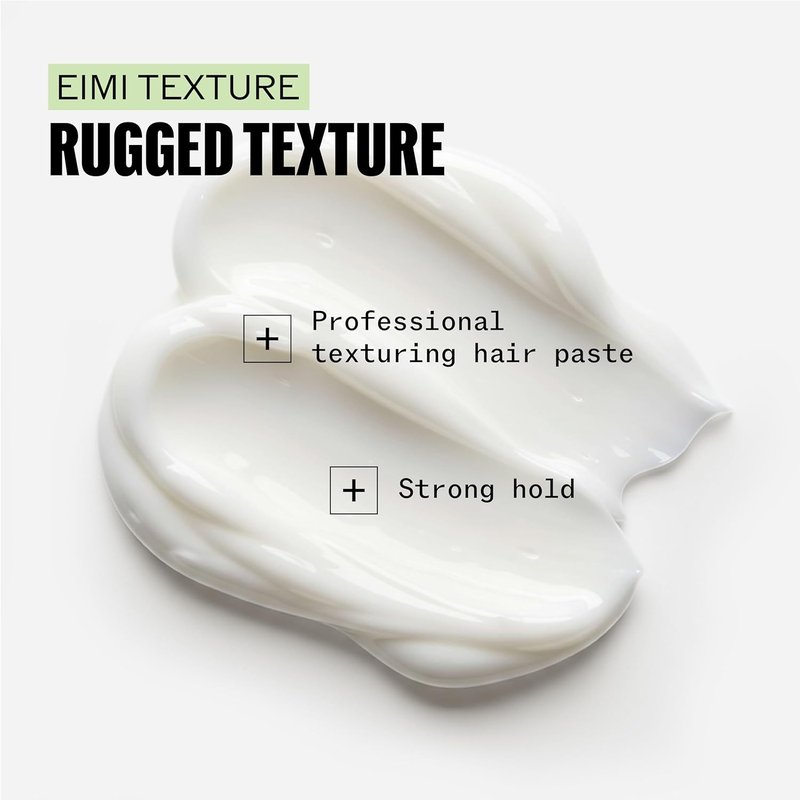 Wella Professionals EIMI Rugged Texture Paste - Matte Hair Styling Pomade with Strong Hold | 2.53 Fl Oz