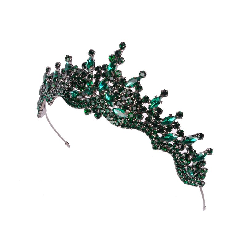 LIMELIA Women's Tiara for Henna Wedding Party|Glitter Hair Accessories for Bridal Birthday Pageant Prom Halloween Costume Christmas Party, Princess Crown|Crystal Stone-Honey