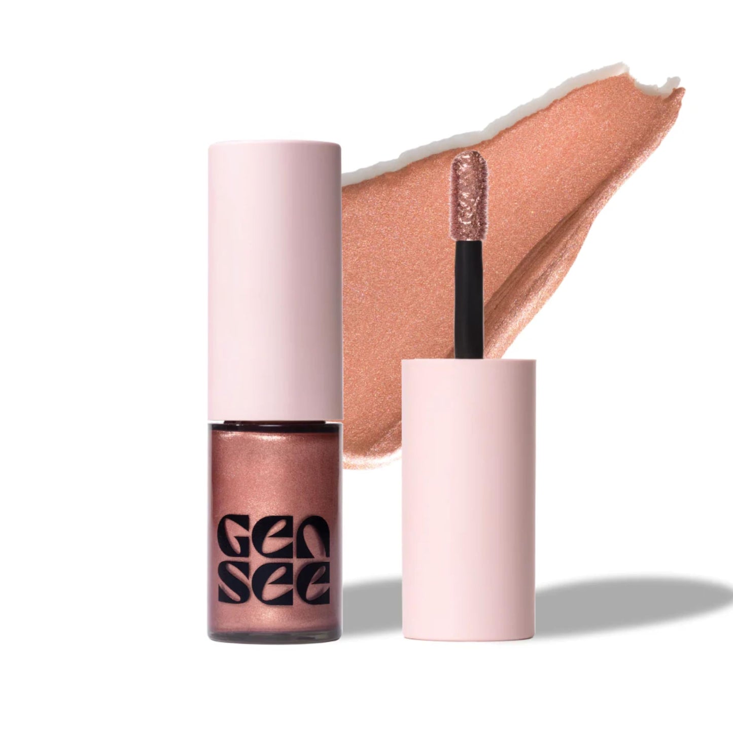 GEN SEE Mixed Media Metallic Liquid Eyeshadow, Hollywood – High Shine Molten Metal Eye Color, Featherlight Full Coverage Shimmer, Multi-Use Highlight Makeup, Vegan Cruelty-Free, Made in Italy