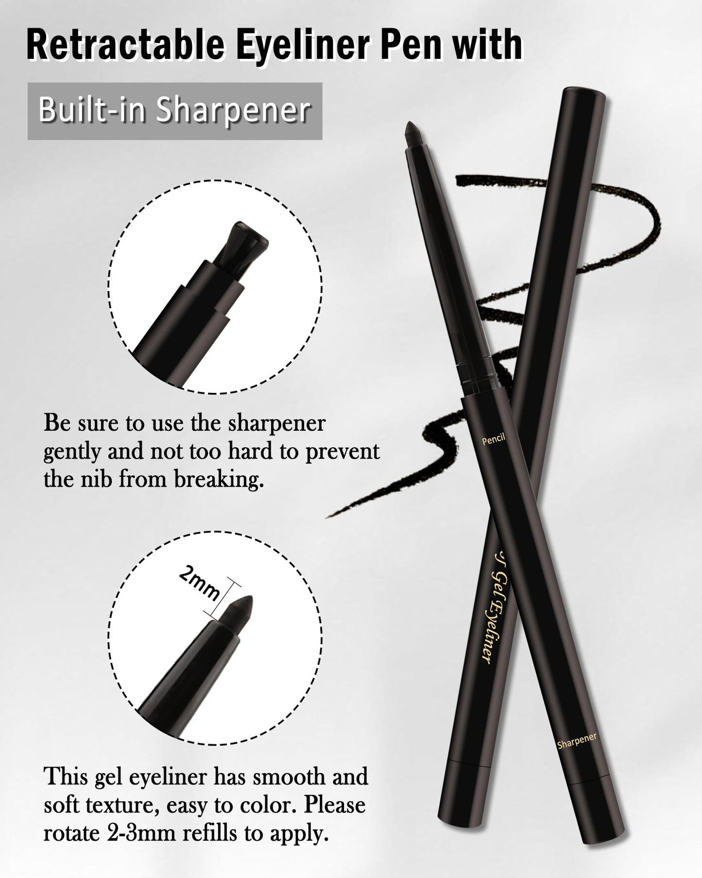 Lestpola Gel Eyeliner for Older Women