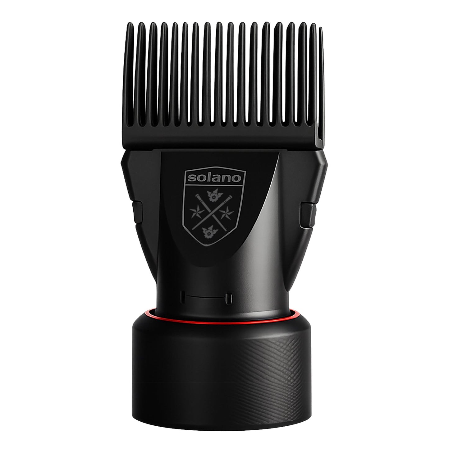 Solano 2 in 1 Dryer Attachment Universal Professional Comb & Concentrator - Italian Made - Straighten Hair - Comb Gentle on Scalp
